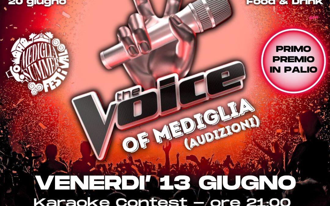 The Voice of Mediglia – Audizioni